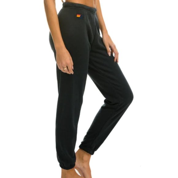 AVIATOR NATION SWEATPANTS - BOLT DESIGN - CHARCOAL - MEDIUM - NWT! SURF, BEACH - Picture 2 of 6